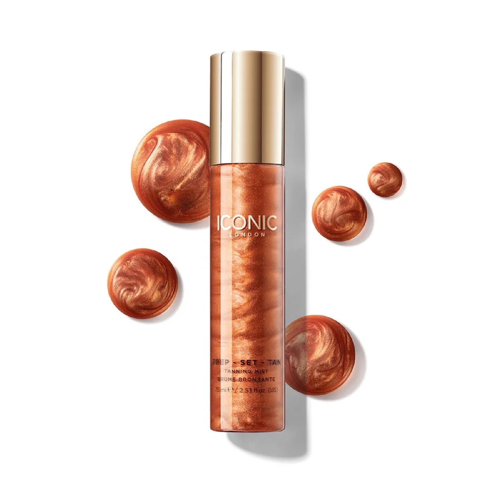 Iconic London Prep Set Tan Tanning Mist Glow 2.53 fl oz - Walmart.com