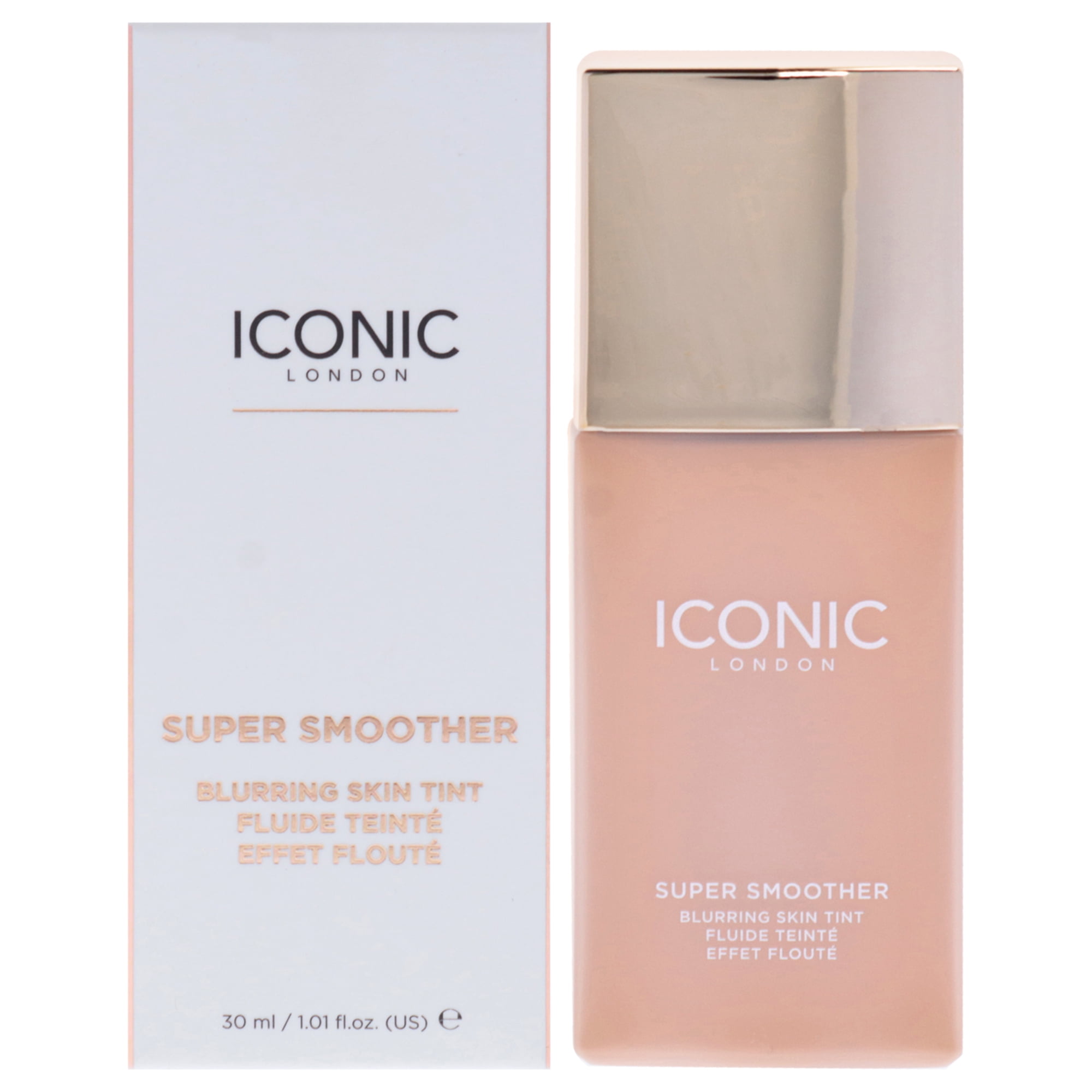 Iconic London Super Smoother Blurring Skin Tint - Warm Medium , 1.01 oz Makeup