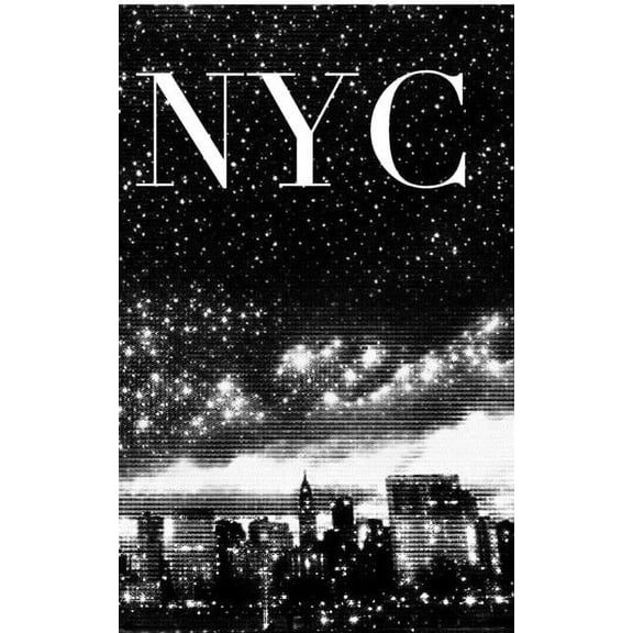 Iconic Manhattan Night Skyline Writing Journal: new york City writing drawing journal, (Paperback)