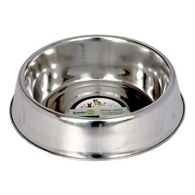 Iconic Pet Anti Ant Stainless Steel Non Skid Pet Bowl For Dog or Cat