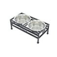 thumbnail image 1 of Iconic Pet Elevated Rectangular pet double diner - Medium - 32 Oz, 1 of 8