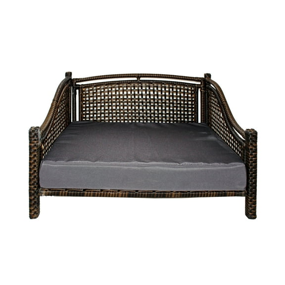 Iconic Pet Maharaja Rattan Pet Daybed  Indoor/Outdoor