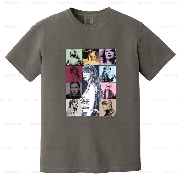 Iconic Pop Star Tour Comfort Color T-Shirt Short Sleeve, Crewneck, 100% Cotton, Unisex - Music Fan. Unisex, up to 4XL
