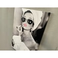 thumbnail image 1 of Iconic Poster, Abstract Printed, Make Up Wall Art, Audrey Hepburn Poster, Modern Poster, Lip Woman Artwork, Fashion Art Canvas, Canvas Wall Decor - Gold Framed, 1 of 7