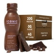 Iconic Protein Drinks, Chocolate Truffle (12 Pack) Sugar Free & Low