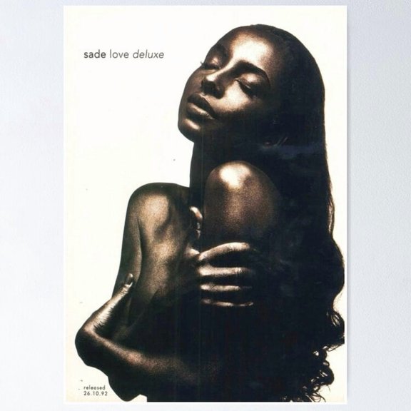 Iconic R&B Soul Album Love Deluxe Graphic Typography Music Decor, Unframed Poster