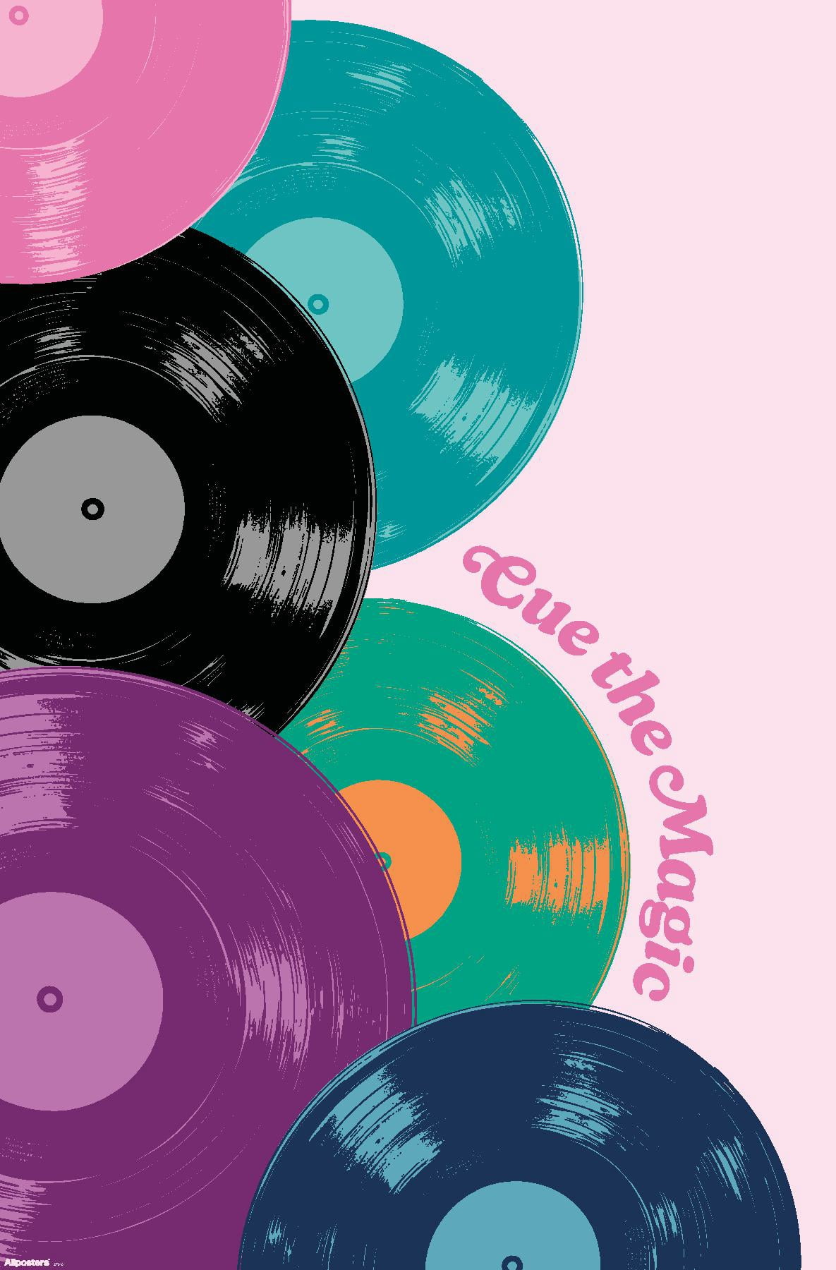Iconic Records - Cue The Magic Wall Poster, 14.725