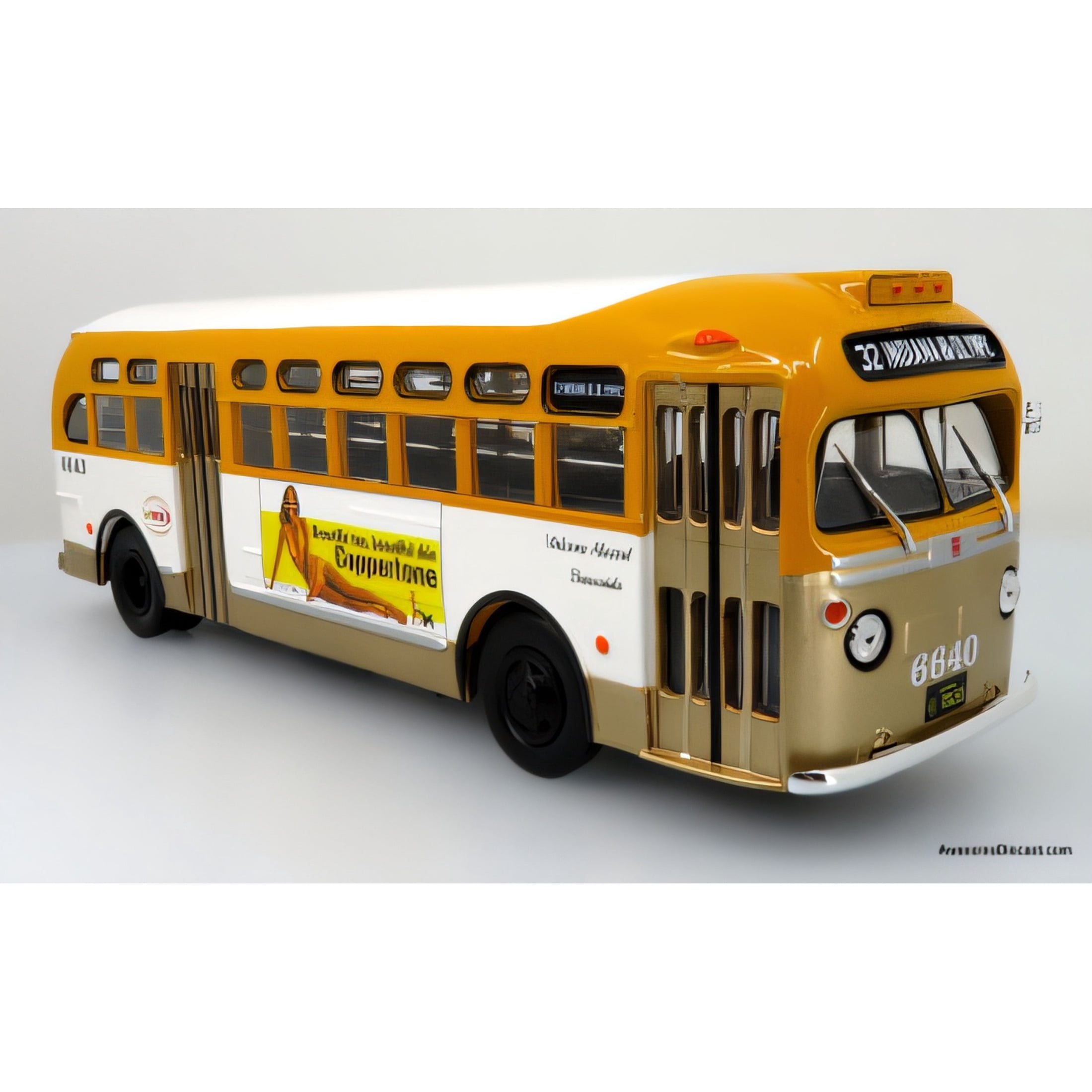 Iconic Replicas 1:43 1948 Gm Tdh 3610 Transit Bus: Rtd Los Angeles ...