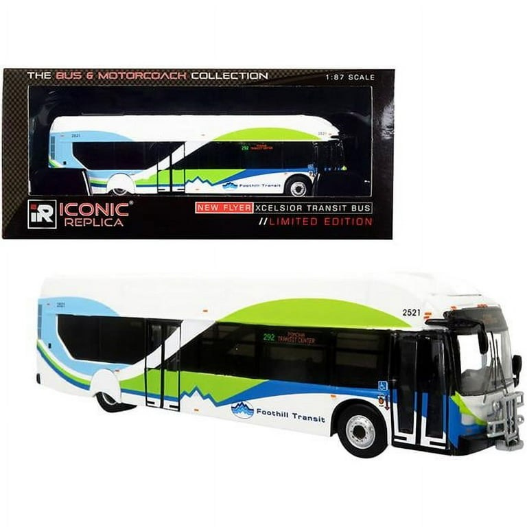 Iconic Replicas 1-87 HO Scale Diecast No.292 Foothill Transit
