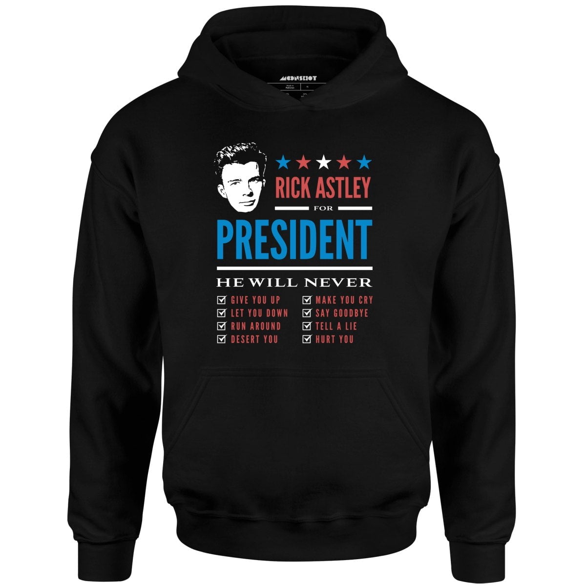Iconic 'Rick Astley 2024' Hoodie , A Fun Tribute to the Legendary ...