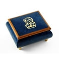 thumbnail image 1 of Iconic Royal Blue Lion and Crown Inlay Music Box - Castle in the Skies, 1 of 2