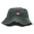 thumbnail image 1 of Iconic Shot Embroidered Bucket Hat - Dk Green OSFM, 1 of 5
