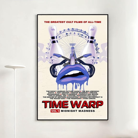 Iconic Soft Cinema Inspired Retro Film Scene Home Wall Decor Unframed Paper Print
