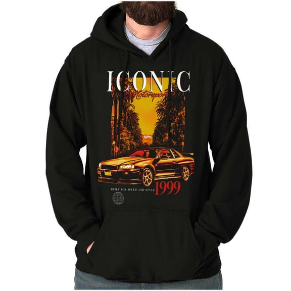 Iconic Speed Motorsports Muscle Car Hoodie Hooded Sweatshirt Men Brisco Brands S
