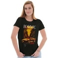 thumbnail image 1 of Iconic Speed Motorsports Muscle Car Womens Slim Fit Graphic Tee Brisco Brands S, 1 of 5