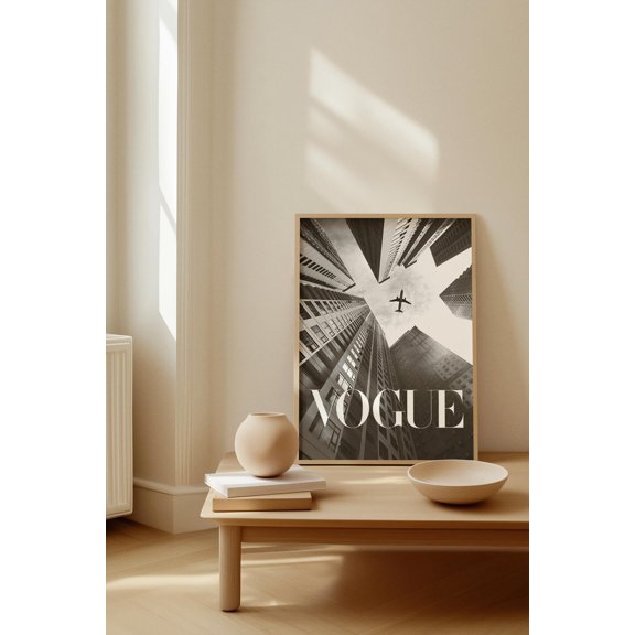 Iconic Werner Bronkhorst Lines Art Print Tiny ers Impasto Winter Decor Abstract Snowy Landscape, Unframed Poster