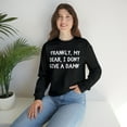 thumbnail image 1 of Iconic funny movie quote Unisex Heavy Blend™ Crewneck Sweatshirt, 1 of 5