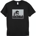 Iconic in Style on NYC Skyline Black TShirt Unique Urban Art Design
