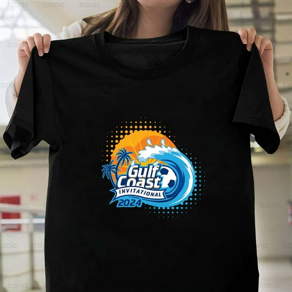 Iconic92 Performance, 2024 Gulf Coast Invitational Graphic Image T-Shirt , for Unisex, up to size 5XL