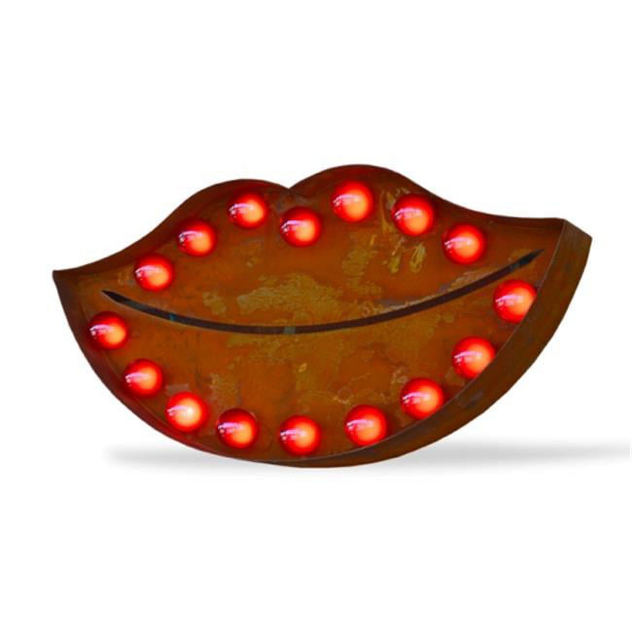 Iconics Indoor & Outdoor Large Red Lips Icon Marquee Light Sign ...