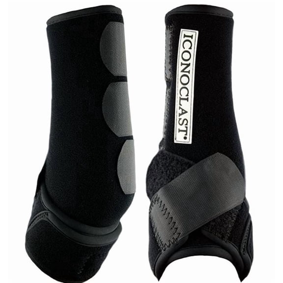 Iconoclast Orthopedic Sport Boots, Fronts Black / Front Medium