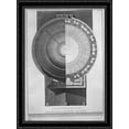 thumbnail image 1 of Iconography of the parts of the inner and outer tube or dome of the Pantheon 28x38 Large Black Ornate Wood Framed Canvas Art by Giovanni Battista Piranesi, 1 of 2