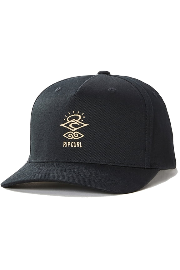 Icons Eco Flexfit Curved Peak Cap [Black/Tan]