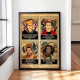 Icons In History Feminist Empowered Poster , Poster Print Only ...