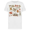 thumbnail image 1 of Icons Of Canada T-Shirt Men -Image by Shutterstock, Male x-Large, 1 of 2