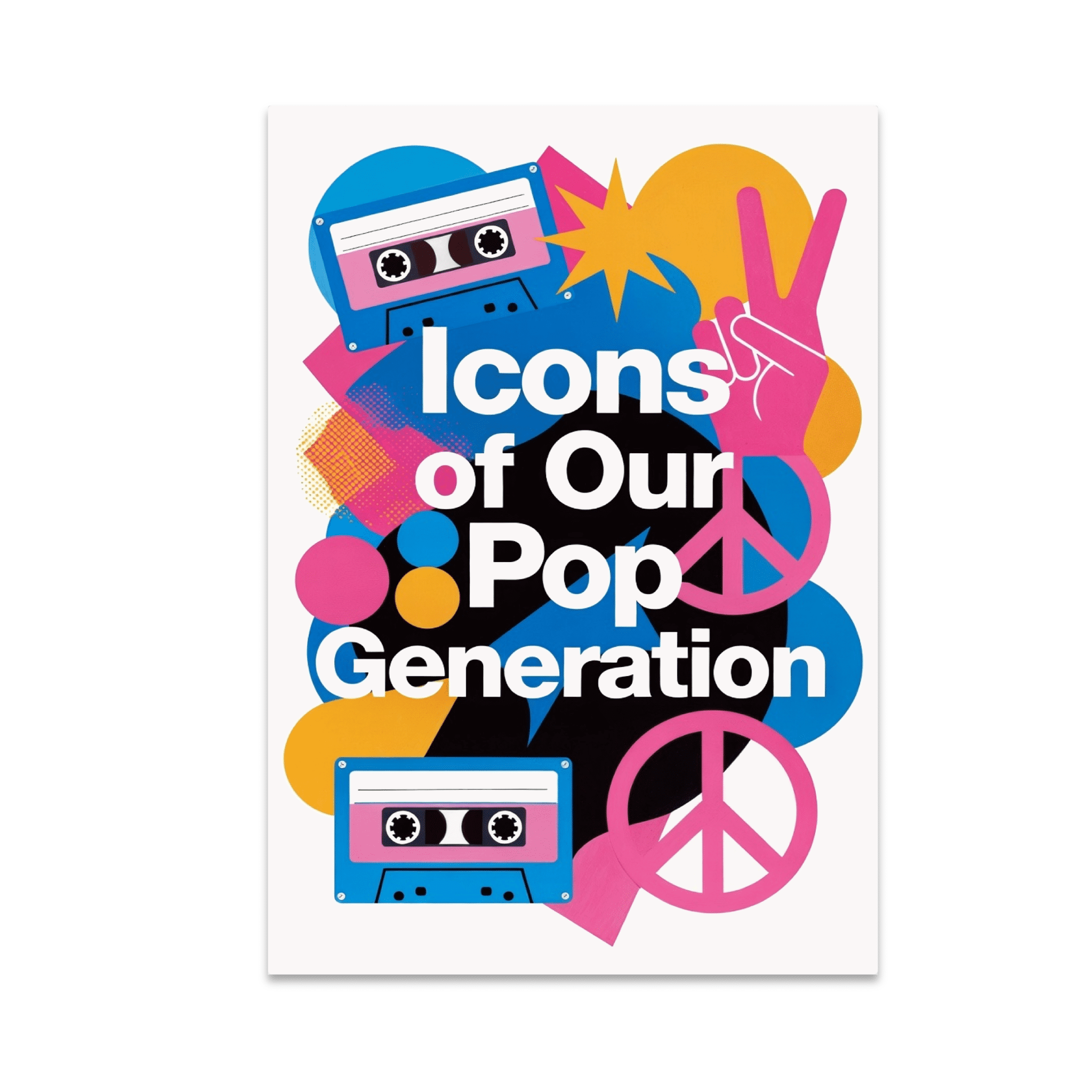 Icons of Our Pop Generation Art - Pop Culture Enthusiast - 13x19 Poster ...