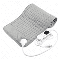 thumbnail image 1 of ICREOPRO Heating Pad for Back, Neck and Shoulders, 16 x 30 in Electric Heating Pad with 6 Heat Settings, 4 Timer Settings, Auto Shut-Off, Machine Washable, Moist & Dry Heat, Gray, 1 of 9
