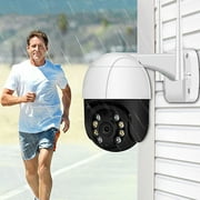 Icsee 2Mp Network Ptz Security Camera, Wifi Outdoor Surveillance Camera With Power Supply, For Home, Office, Shop, Warehouse