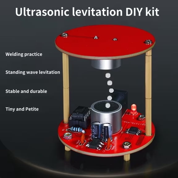 Icstation Ultrasonic Levitation Electronic Kit - Educational Science Experiment for Physics Enthusiasts