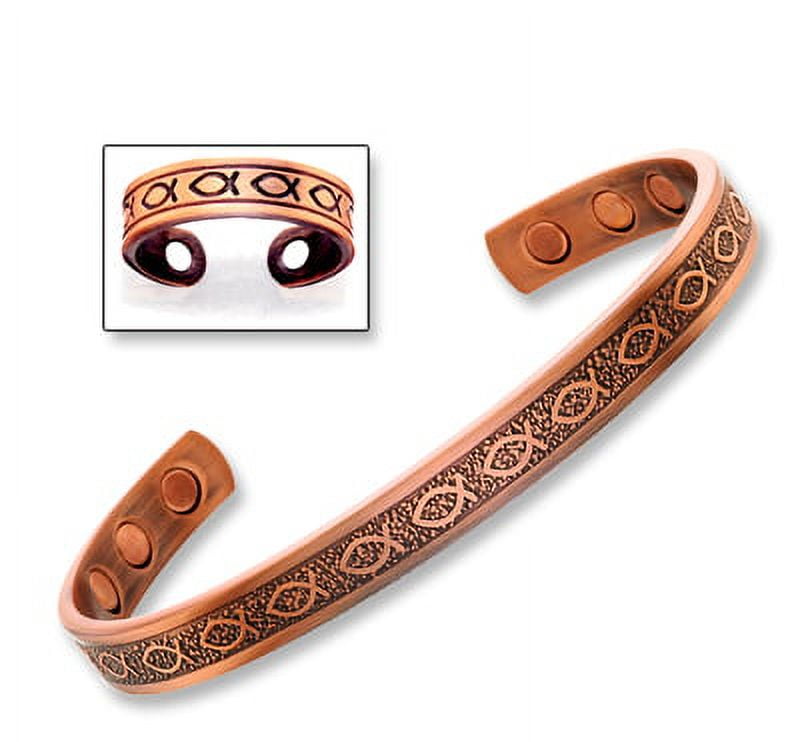 "Icthus" Copper Bracelet & Ring Combo