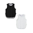 thumbnail image 1 of Icvfdpl 2PCS Girls Fashion Tops Kids Summer Athletic Solid Color Tank Split Curved Hem Sleeveless Shirts For Gym Yoga Running Outwear, 1 of 5