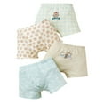 thumbnail image 1 of Icvfdpl 4Pcs Cotton Little Boys Briefs Dinosaur Truck Toddler Underwear Daily Leisure, 1 of 4