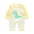 thumbnail image 1 of Icvfdpl Baby Boy Girl Outfit Cotton Cartoon Print Romper Jumpsuit Playsuits Leisure 3-6 Months, 1 of 3