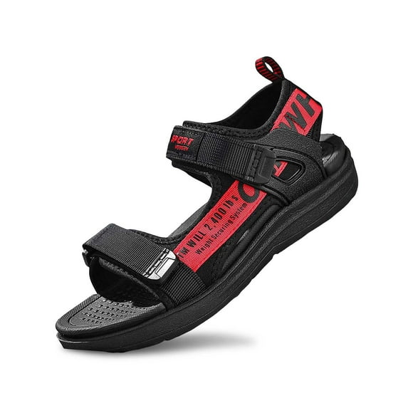 Icvfdpl Boy Sandals For Toddler Kids Summer Fashion Solid Color Open Toe Shoes Beach Soft 5.5 Years-6 Years