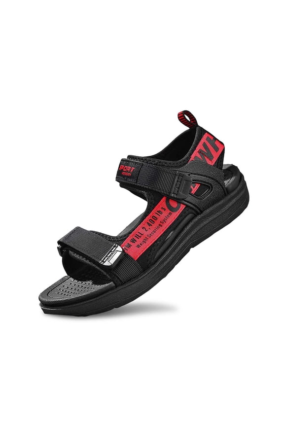 Icvfdpl Boy Sandals For Toddler Kids Summer Fashion Solid Color Open Toe Shoes Beach Soft 5.5 Years-6 Years