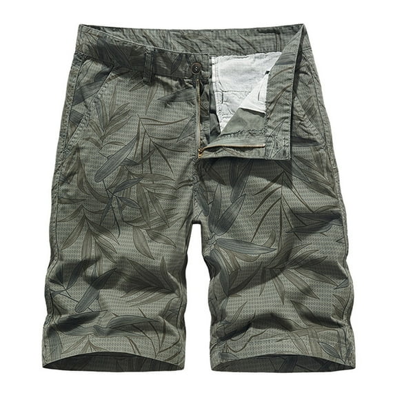 Icvfdpl Cargo Pants For Men Summer Comfortable Outdoor Fashion Knee Length Shorts Casual Trousers Trendy Man Outwear Gray 29