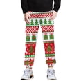 thumbnail image 1 of Icvfdpl Casual Pants For Men Fashion Plus Size Festival Print Trend Foot Leisure Trousers Comfy Man Clothing Red Xxl, 1 of 4