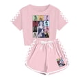thumbnail image 1 of Icvfdpl Girls Boys Music Fans Shirts Set Girls Music Lover Shirt And Shorts Sets, 1 of 3