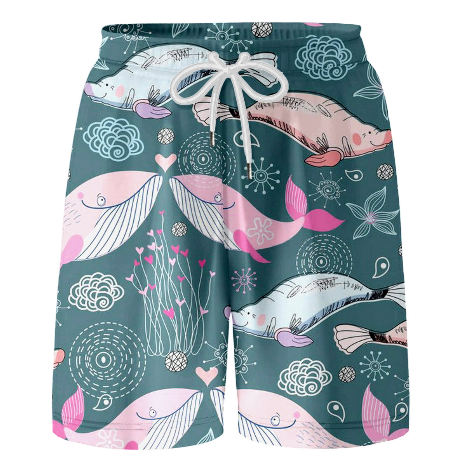 Icvfdpl Kids Boy Swim Trunks Child Girls Casual Floral Printing Shorts ...