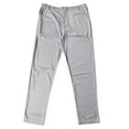 thumbnail image 1 of Icvfdpl Men'S Casual Pants Elastic Four Season Texture Button Small Legs Leisure Trousers Man Versatile Clothing Gray Xxxl, 1 of 8