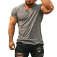 thumbnail image 1 of Icvfdpl Men'S Tee Shirt Breathable Fast Dry V Neck Casual Short Sleeved Summer Knit T Shirts Made With Moisture Wicking Fabric, 1 of 4