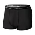 thumbnail image 1 of Icvfdpl Mens Boxer Briefs Ice Silk Skin Friendly Large Size Fashion Soft Breathable Men'S Underwear Black S, 1 of 2