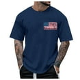thumbnail image 1 of Icvfdpl Mens Fashion Casual Short Sleeve Pullover T Shirt Printed Top, 1 of 9