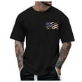thumbnail image 1 of Icvfdpl Mens Fashion Casual Short Sleeve Pullover T Shirt Printed Top, 1 of 9