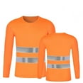 thumbnail image 1 of Icvfdpl Mens High Vis Reflective T Shirts Long Sleeve Breathable Fast Dry Mesh Work Tee Shirt Sun Protection Man Tshirt For Hot Weather, 1 of 2