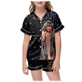 thumbnail image 1 of Icvfdpl Pajamas For Children Shirt And Pant Matching Sets Sleepwear Set With Pockets For Music Lovers Fans, 1 of 4